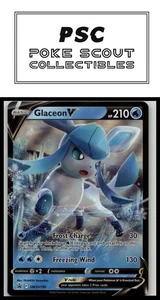 SWSH: Sword & Shield Promo Cards #SWSH196 Glaceon V - Picture 1 of 2