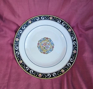 Wedgwood RUNNYMEDE. Azul oscuro.  Plato de postre.  Diámetro 8 pulgadas.  cms. - Imagen 1 de 5