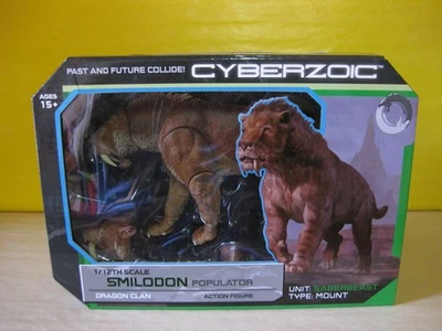 2025 Beasts Of The Cenozoic 1/12 Cyberzoic Series Smilodon Populator New MIP - Image 1 of 4