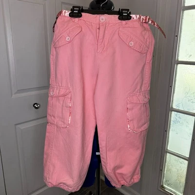 Vintage Girls Mary Kate and Ashley Olsen Pink Denim Pants Size 8 AS IS - Image 1 of 4