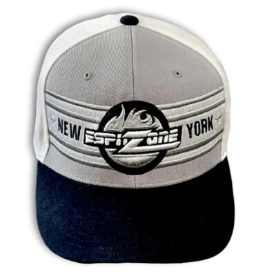 Gorra de béisbol ajustable New York ESPN Zone Sports Center con logotipo negro y plateado Foto 1 de 4