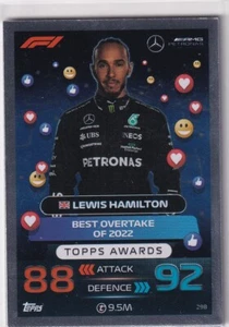 Topps F1 Turbo Attax 2023 Formel 1 Karte Nr. 298 Topps Awards Lewis Hamilton - Bild 1 von 1