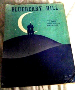 Vintage Noten 1940 Blueberry Hill, von Lewis, Stock & Rose. - Bild 1 von 4