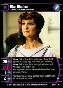 Star Wars TCG WOTC Return of the Jedi Mon Mothma (A) 28/110 - Picture 1 of 1