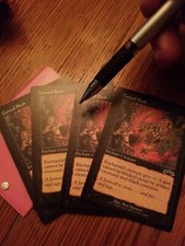 Mtg Cursed Flesh x4 (see pic)