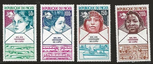 Niger Scott #C240-43, Singles 1974 Complete Set FVF MNH - Picture 1 of 1