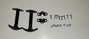 Jeepster, Wrangler, JEEP  CJ 2,3,4,6,7,8  BLACK  HOOD LATCHES NEW PAIR - Image 1 of 1