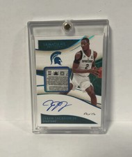 2020/21 Immaculate Jaren Jackson Jr. Laundry Tag AUTO 1/1 1 Of 1 Michigan St