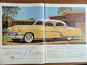 1960 Pontiac Star Chief Sedan Original Advertising Postcard