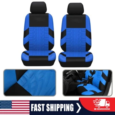 For Scion tC xB FR-S Blue Car 2-Seat Cover Full Set Cloth Front Row Protector US - Image 1 of 4