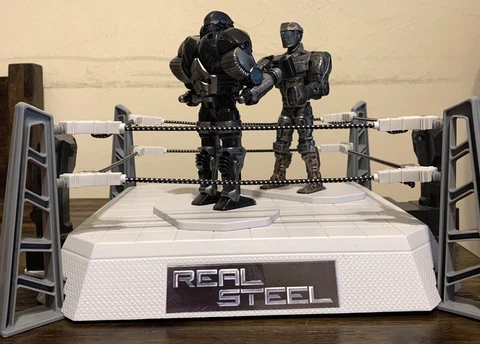Real Steel Jakks Pacific Battle Champions Boxing Ring Set Cover