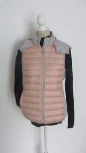 Tommy Hilfiger leichte Kapuzen Daunen Weste Rosé Gr.L Neu - Bild 1 von 8