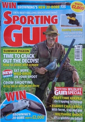 Sporting Gun Magazine August 2014 Browning 20-bore 725,  etc - Image 1 of 4