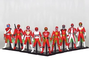 Bandai Super Sentai Ranger Red Chronicle Vol 2 Gashapon figure (full set 9 pcs) - Picture 1 of 5