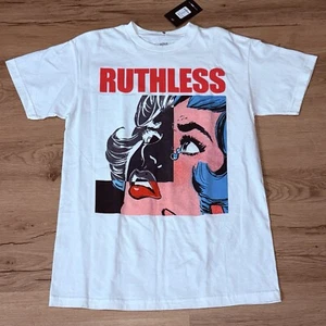 Moda Nova Para Hombre M Camiseta Mediana Despiadada Manga Corta Cuello Redondo Camiseta en Blanco - Imagen 1 de 7
