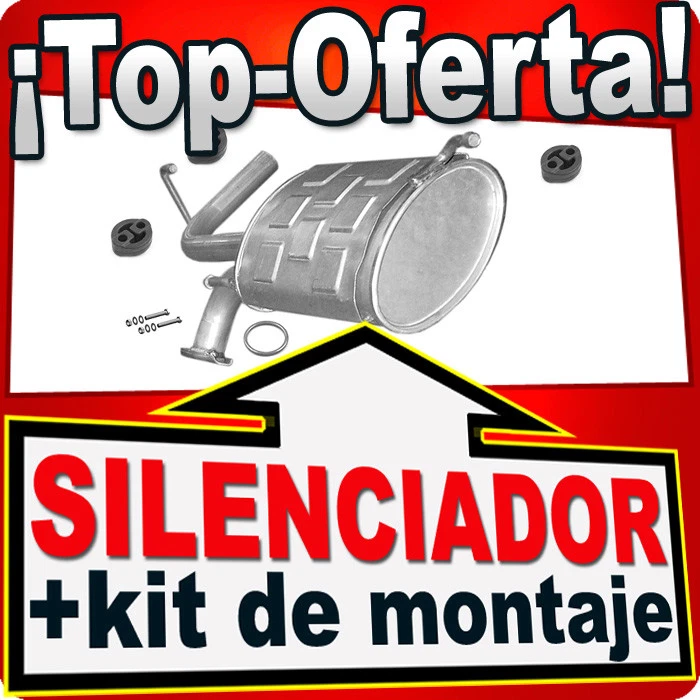 Silenciador Trasero para SUZUKI SWIFT SUBARU JUSTY 1.3 4X4 HATCHBACK 89-04 - Imagen 1 de 1