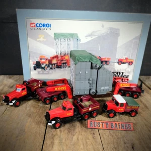 Corgi Heavy Haulage Set, Wynns Diamond T Ballast, Scammell Highwayman - Bild 1 von 14