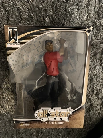 New Tiger Woods Upper Deck Over sized All Star Vinyl Action Figure 2009 Cover