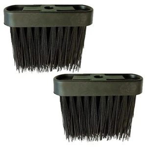 2Pcs Fireplace Brush Replacement Head Oblong Hearth Brush Fireplace Cleaning - Picture 1 of 6