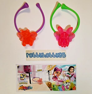 BRACELET CRYSTAL ANIMALS COMPLETE SET + PAPERS KINDER JOY SURPRISE EGG TOYS 2023 - Picture 1 of 3