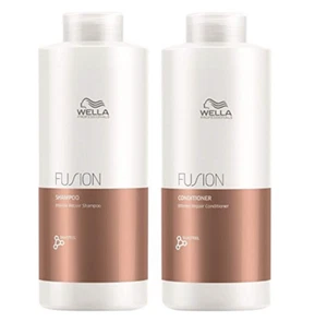Wella Fusion Shampoo and Conditioner 1000ml Duo Pack + Pumps FREE P&P - Picture 1 of 1