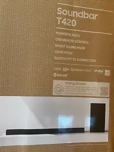 Samsung HW-T420 Soundbar 2.1 Bluetooth| USB| Optical| Wired Subwoofer| Deep Bass - Picture 1 of 10