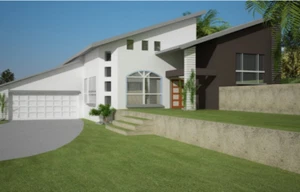 AFFORDABLE CUSTOMISED QUICK BUILD SLOPING KIT HOME - SPARK HOMES DESIGN 221 - Picture 1 of 7