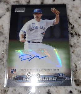 Autógrafos cromados Stadium Club 2024 Davis Schneider RC novato automático Blue Jays - Imagen 1 de 2