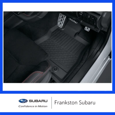 Genuine Subaru WRX Sportswagon & Sedan Rubber Floor Mat Set MY22 - Current - image 1 of 2