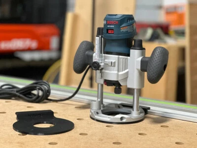 TOOLCURVE Bosch PR011 & PR111 Colt Plunge Base Router Adapter for Track Saw Guide Rails