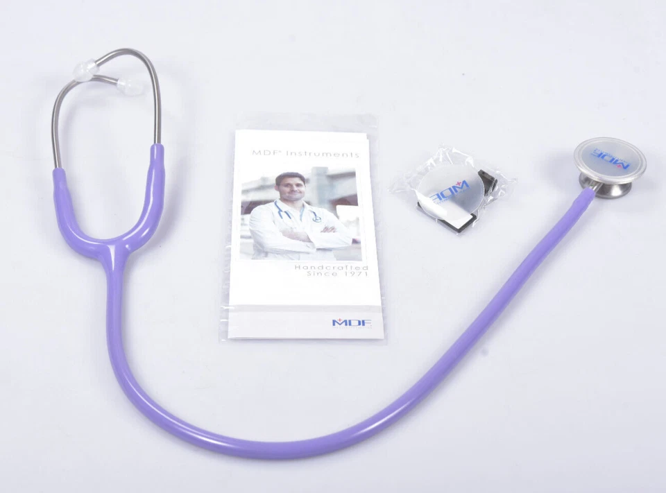 MDF Premium Zweikopf Stethoskop aus rostfreiem Stahl Edelstahl Stethoskop - Bild 1 von 4