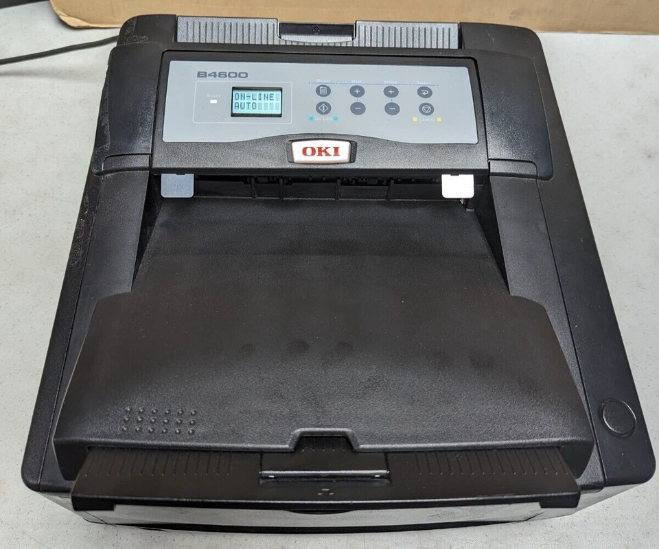 Okidata OKI B4600N Black Digital LED Monochrome 62446601 - Image 1 of 4