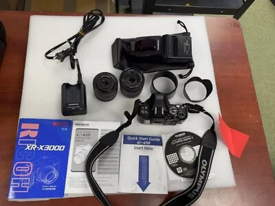 Cámara digital Olympus E-410 10,0 MP con lente de 40-150 mm y lente de 14-42 mm probada Foto 1 de 4