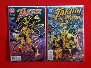 Takion 1 June 1996 + Takion 2 July 1996 DC Comics Lot Paul Kupperberg - Picture 1 of 5