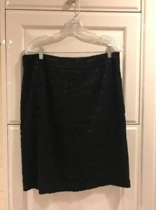 Banana Republic Black Lace Skirt Size 12 - Picture 1 of 1