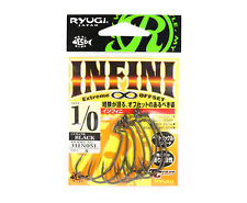 Ryugi HIN051 Infini Offset Worm Hooks Size 1/0 (8480)