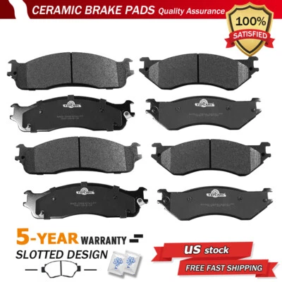 Pastillas de freno delanteras y traseras de cerámica para Dodge Ram 2500 3500 2003 2004 2005-2008 Foto 1 de 4