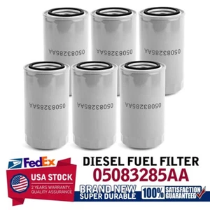 6 x 5083285AA Engine Oil Filter For 1989-2020 Dodge Ram Cummins 5.9l 6.7l Diesel - Picture 1 of 12