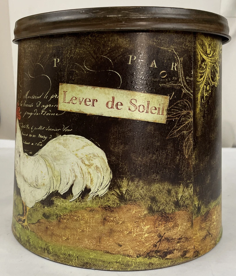 Creative Co-op Farmhouse Decorative  Tin / Pail - 10” Tall - Image 1 of 4