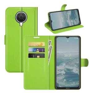 Handyhülle Schutz Case für Nokia G10 G20 Flip Cover Tasche Etuis Bumper Grün - Zdjęcie 1 z 7