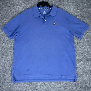 Mickey Mouse Polo Shirt Mens XL Blue Disney Parks Golf Short Sleeve Casual Adult - Picture 1 of 10