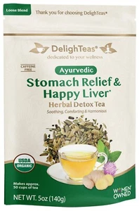 Ayurvedic Stomach Relief & Happy Liver Tea - Loose Blend - Picture 1 of 6