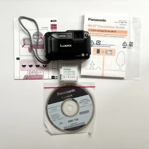 Panasonic LUMIX DMC-TS5 16,1-MP-Digitalkamera-Set wasserdicht schwarz - Bild 1 von 3