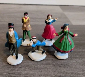 5 Patinadores de repuesto para estanque de patinaje de Navidad Wonderland Fantasy Ltd - Imagen 1 de 3