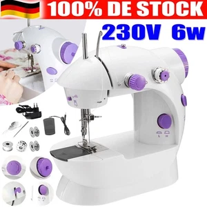 Elektrische Mini Nähmaschine 230V 6W Sewing Machine mit Nadeleinfädler Neu - Bild 1 von 10
