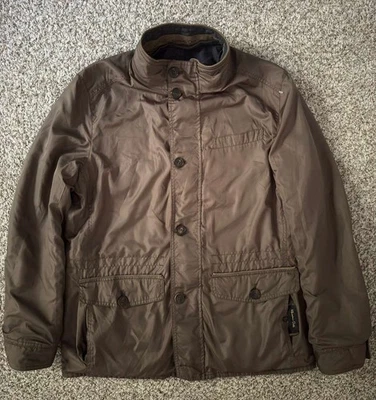 CHAQUETA HOMBRE MASSIMO DUTTI REVERSIBLE LANA/NYLON MARRÓN/GRIS Talla XL Foto 1 de 4