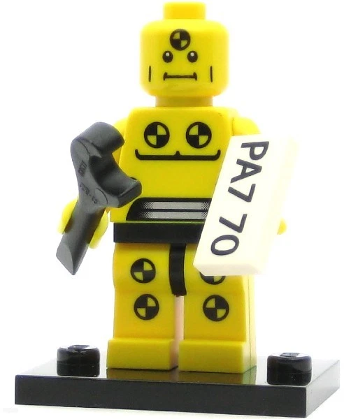 LEGO Minifiguras Serie 1 Maniquí de Demolición (Genuino) Foto 1 de 1