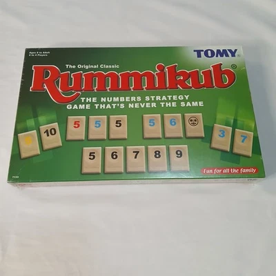 Rummikub Tomy Original Vintage Green Edition 1995 Board Game Sealed  - Image 1 of 4