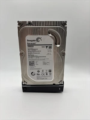 Seagate Barracuda 2TB 3.5" SATA HDD ST2000DM001 Tested Working - Image 1 of 4