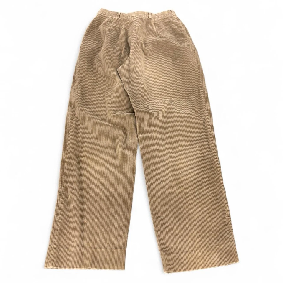 Calça sob medida vintage anos 90 David Brooks veludo feita nos EUA tamanho 10 - Imagem 1 de 4